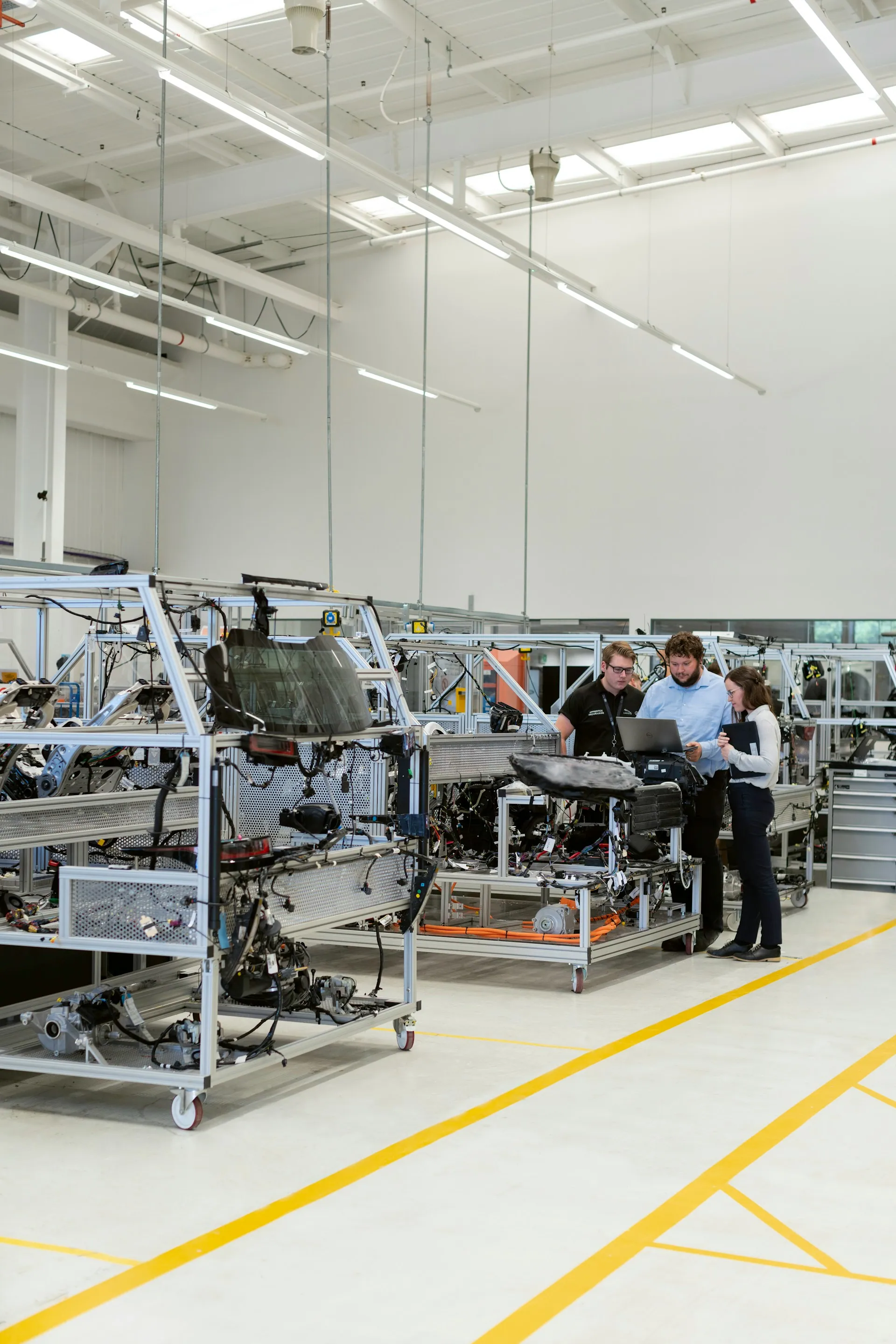 Opérateur industriel consultant des informations de production