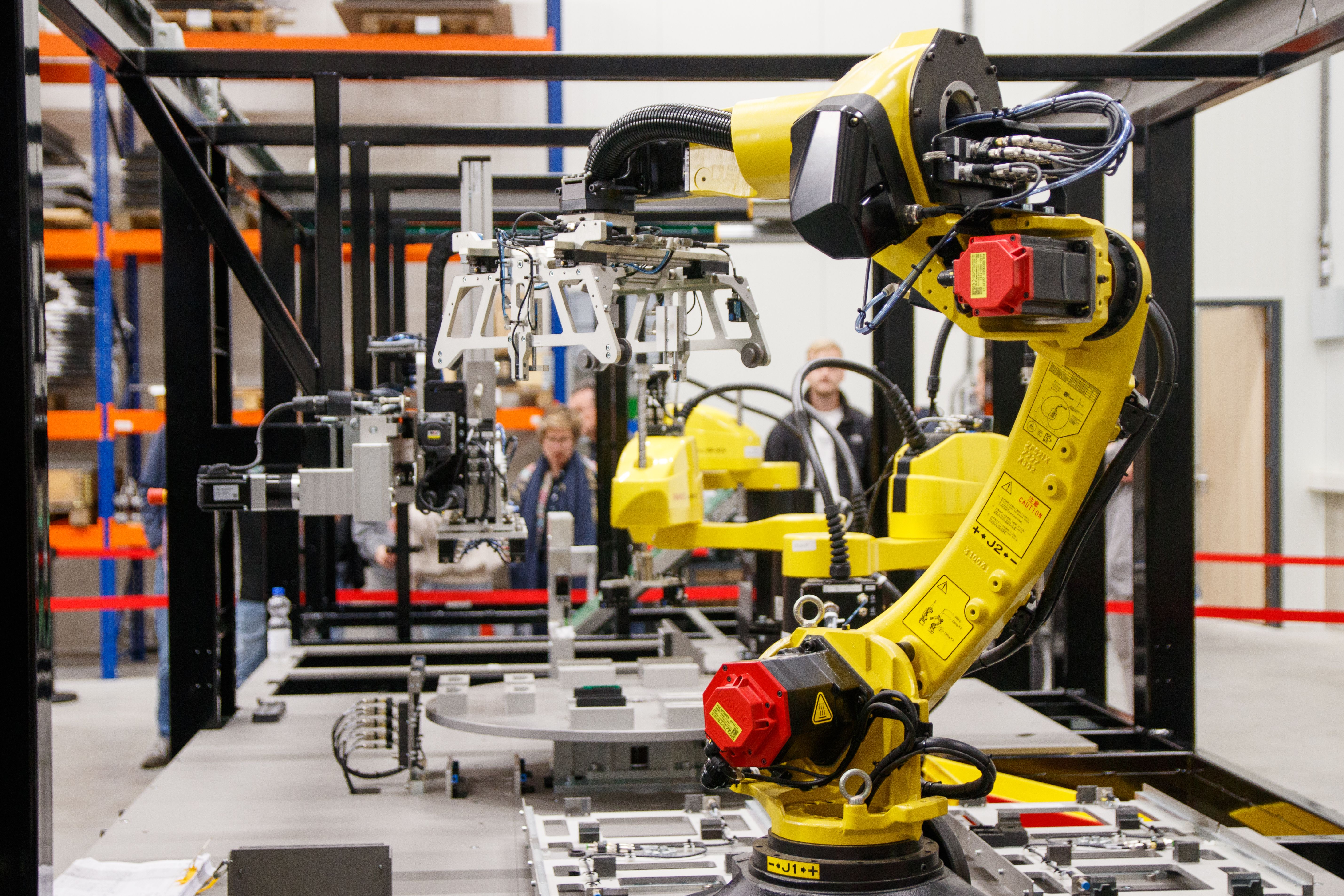 Ligne de production robotisée connectée